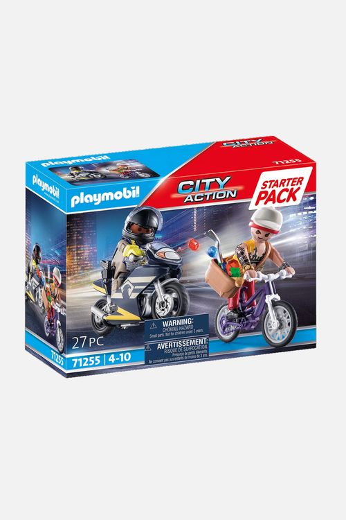 PLAYMOBIL PLAYMOBIL Zestaw figurek City Action Starter Pack. Jednostka specjalna ze złodziejem biżuterii 71255 rozmiar ONE SIZE kolor wielokolorowy dla Dziecka