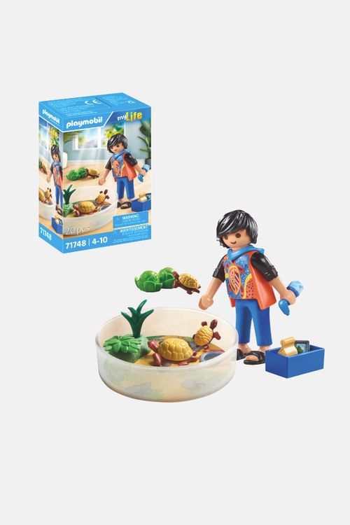 PLAYMOBIL Zestaw figurek My Life Terrarium z żółwiami 71748 rozmiar ONE SIZE kolor wielokolorowy dla Dziecka