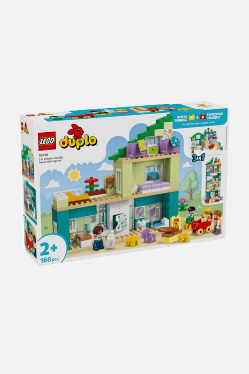 LEGO LEGO Lego Duplo Nowoczesny dom rodzinny 3w1 z figurkami 10470 rozmiar ONE SIZE kolor wielokolorowy dla Dziecka
