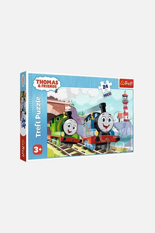 TREFL TREFL Puzzle Maxi Tomek i Percy na torach rozmiar ONE SIZE kolor wielokolorowy dla Dziecka