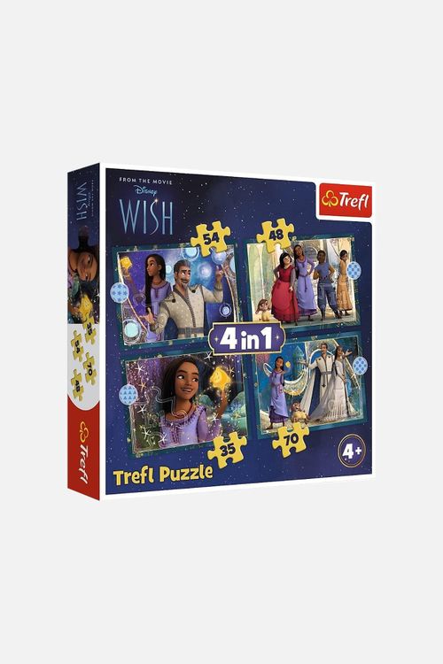 TREFL TREFL Puzzle 4w1 Marzenia się spełniają rozmiar ONE SIZE kolor wielokolorowy dla Dziecka
