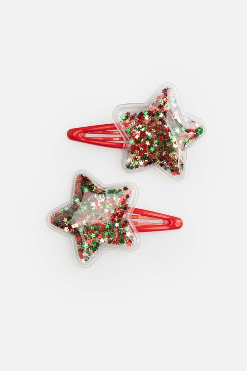 COCCODRILLO COCCODRILLO Zestaw spinek do włosów MERRY XMAS rozmiar ONE SIZE kolor wielokolorowy dla Dziewczynki