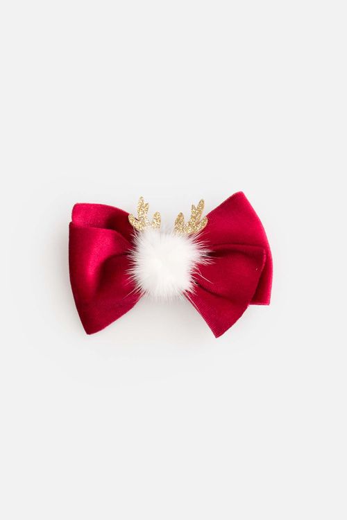 COCCODRILLO COCCODRILLO Spinka do włosów MERRY XMAS rozmiar ONE SIZE kolor czerwony dla Dziewczynki