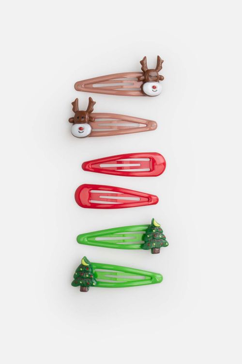 COCCODRILLO COCCODRILLO Zestaw spinek do włosów MERRY XMAS rozmiar ONE SIZE kolor wielokolorowy dla Dziewczynki