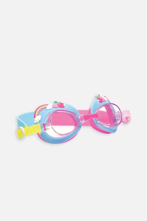AQUA2UDE AQUA2UDE Okulary do pływania dla dzieci - Owocowa tęcza rozmiar ONE SIZE kolor wielokolorowy dla Dziecka