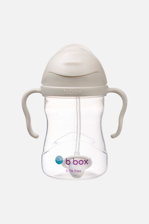 B.BOX B.BOX Bidon ze słomką 240 ml rozmiar ONE SIZE kolor beżowy dla Dziecka