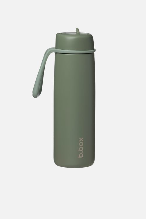 B.BOX B.BOX Butelka termiczna z ustnikiem 690 ml rozmiar ONE SIZE kolor oliwkowy dla Dziecka