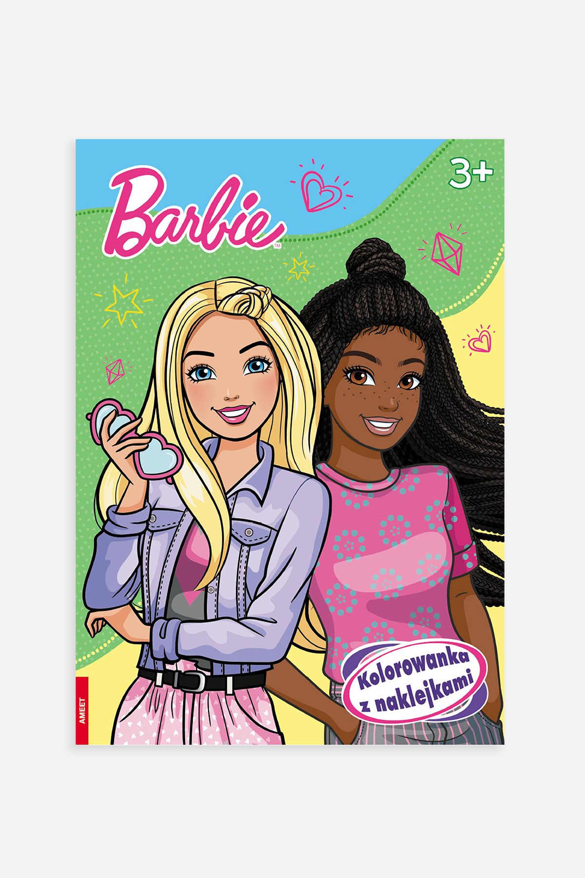 Barbie. Kolorowanka z naklejkami książka z zadaniami od 3 do 5 lat