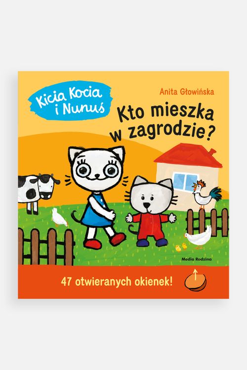 MEDIA RODZINA MEDIA RODZINA Kicia Kocia i Nunuś. Kto mieszka w zagrodzie? rozmiar ONE SIZE kolor wielokolorowy dla Dziecka
