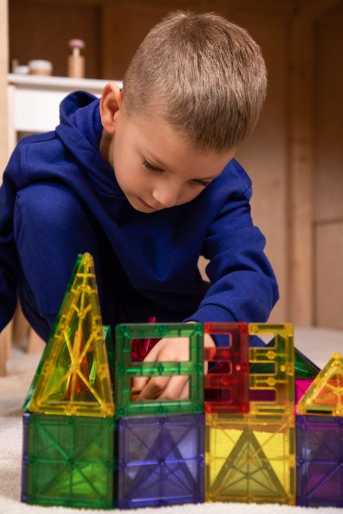 MOKIDA TOYS Klocki magnetyczne 30 el. rozmiar ONE SIZE kolor wielokolorowy dla Dziecka