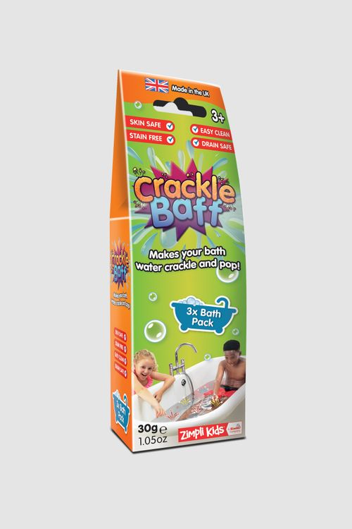 ZIMPLI KIDS ZIMPLI KIDS Strzelający proszek do kąpieli sensorycznej Crackle Baff 3 pack rozmiar ONE SIZE kolor wielokolorowy dla Dziecka