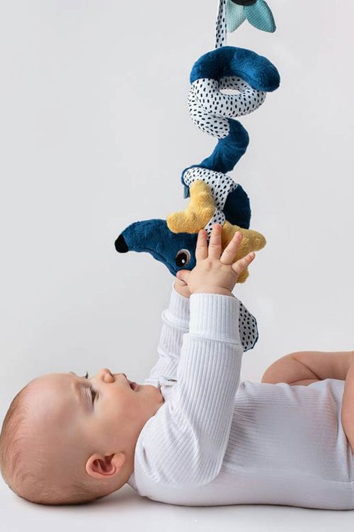 MOM'S CARE MOM'S CARE Spirala sensoryczna kontrastowa rozmiar ONE SIZE kolor granatowy dla Dziecka