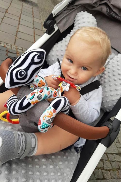 MOM'S CARE Spirala sensoryczna kontrastowa rozmiar ONE SIZE kolor wielokolorowy dla Dziecka