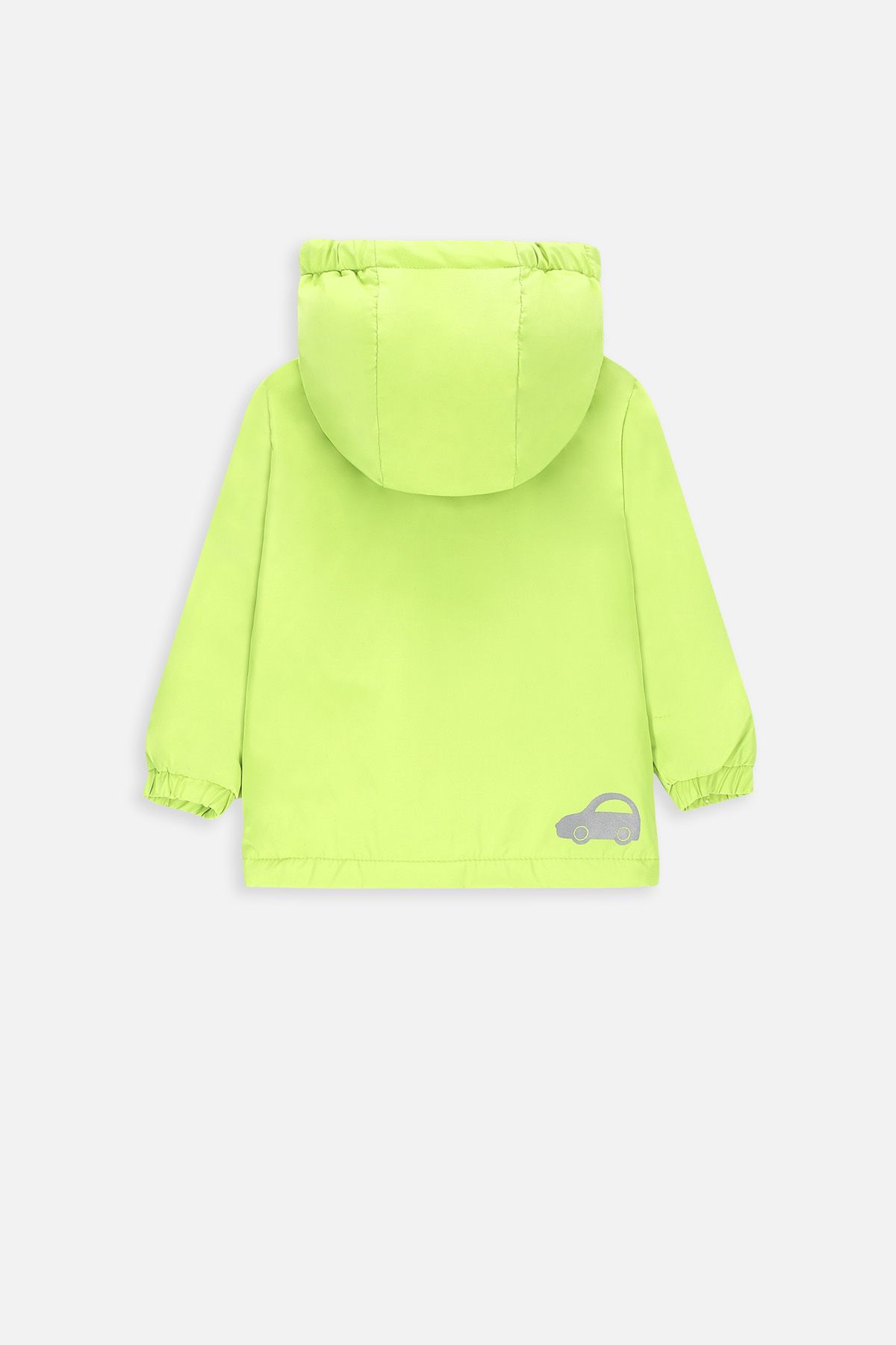 Transitional jacket green with a hood - Coccodrillo