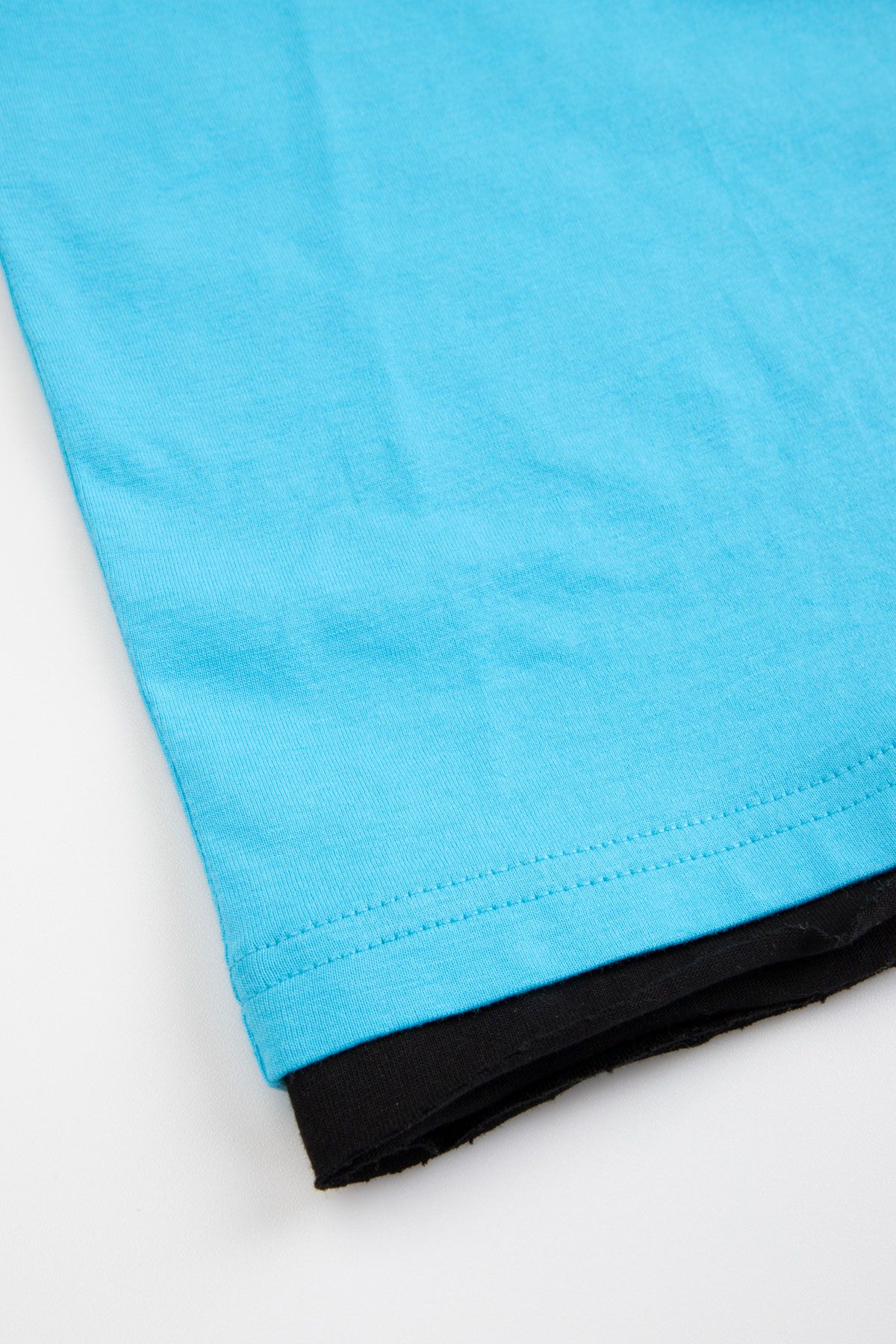 トップス JILTU petit frill tee size1 black blue T-shirt with short sleeves blue with inscriptions - Coccodrillo