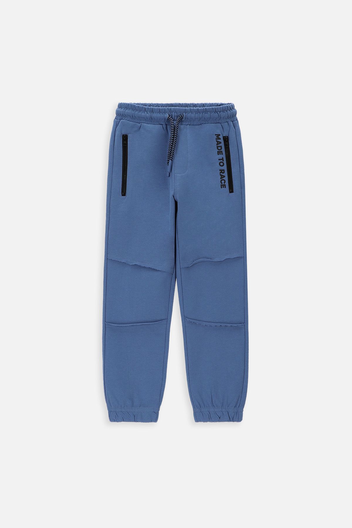 D kakoページ Spodnie Dresowe Chłopięce Czarne Joggery Slim Fit 134