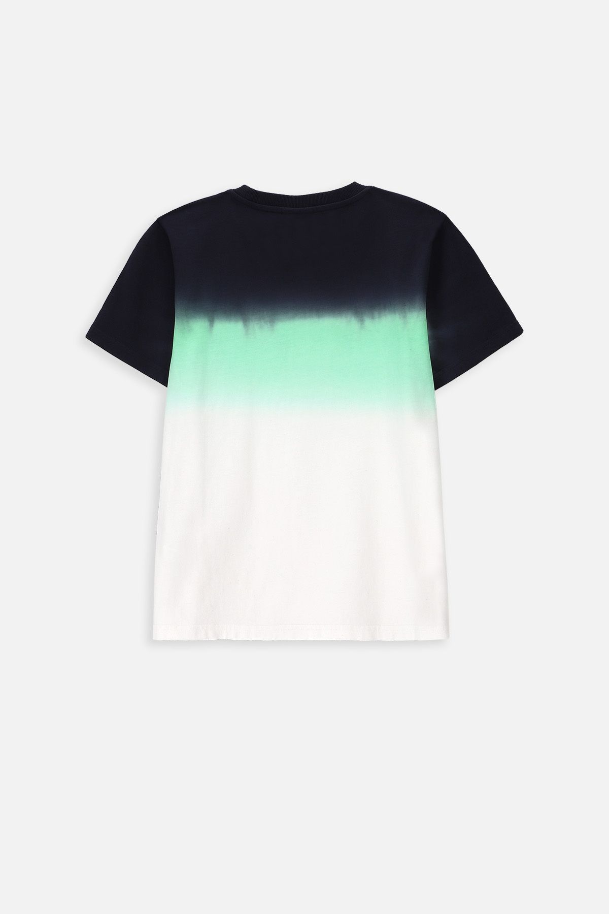 T-shirt with short sleeves multicolored with tie dye effect