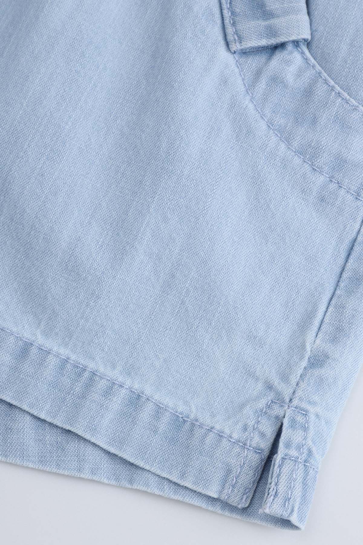 【IONSEOUL】MIKEL CAT BRUSH DENIM PANTS 5JH110 Momotaro 0306-40 Tight Tapered - 14.7oz Legacy Blue