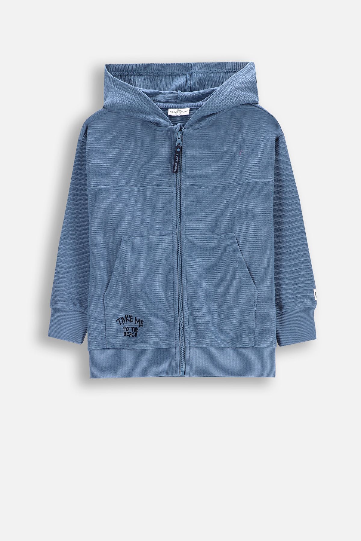 Bluza rozpinana wielokolorowa ze stójką i kieszeniami