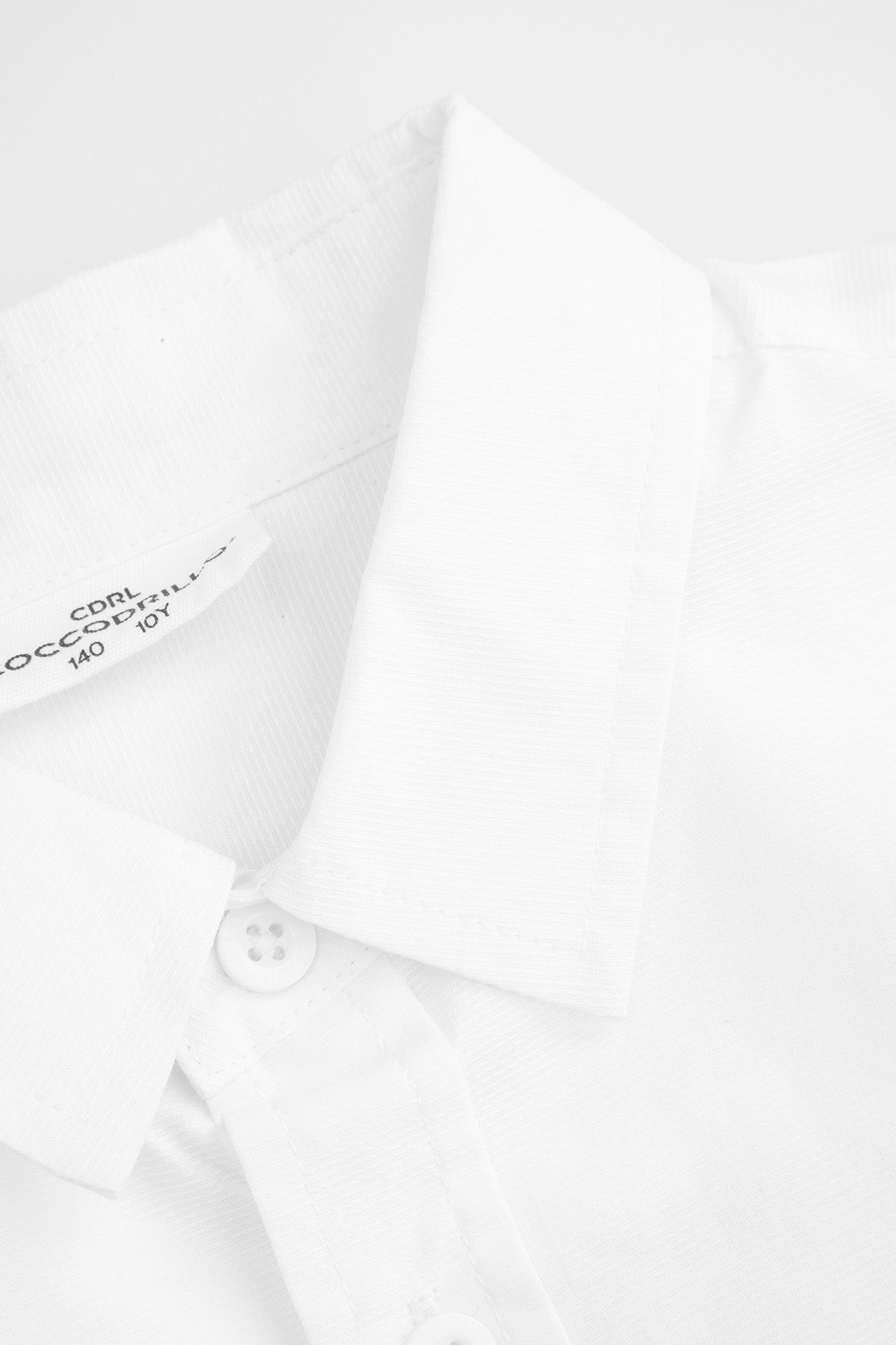 Long sleeve shirt White with Collar - Coccodrillo