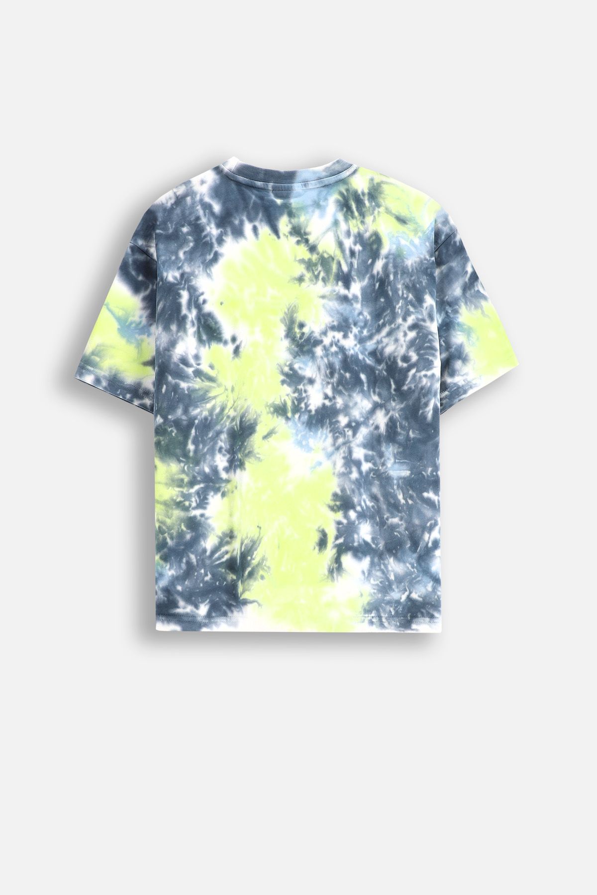 T-shirt z krótkim rękawem wielokolorowy z nadrukiem tie dye