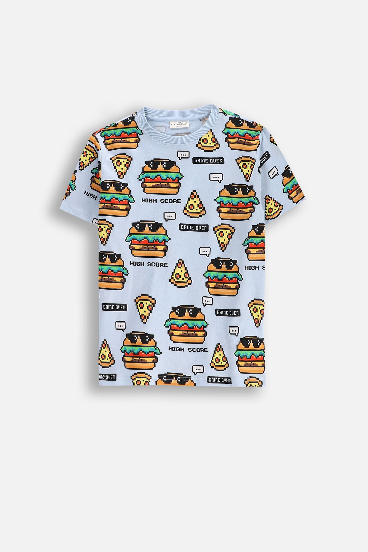 T-shirt z krótkim rękawem wielokolorowy z nadrukami fast