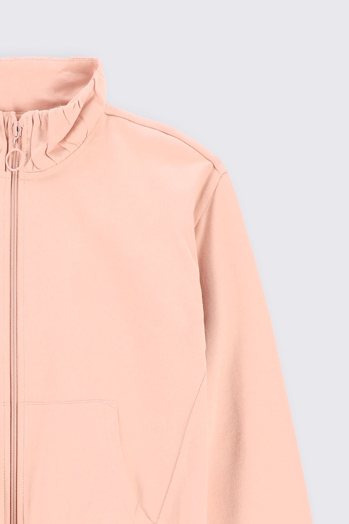 トップス Embroidery Polo Sweatshirt powder pink Zipped sweatshirt powder pink smooth with pockets - Coccodrillo