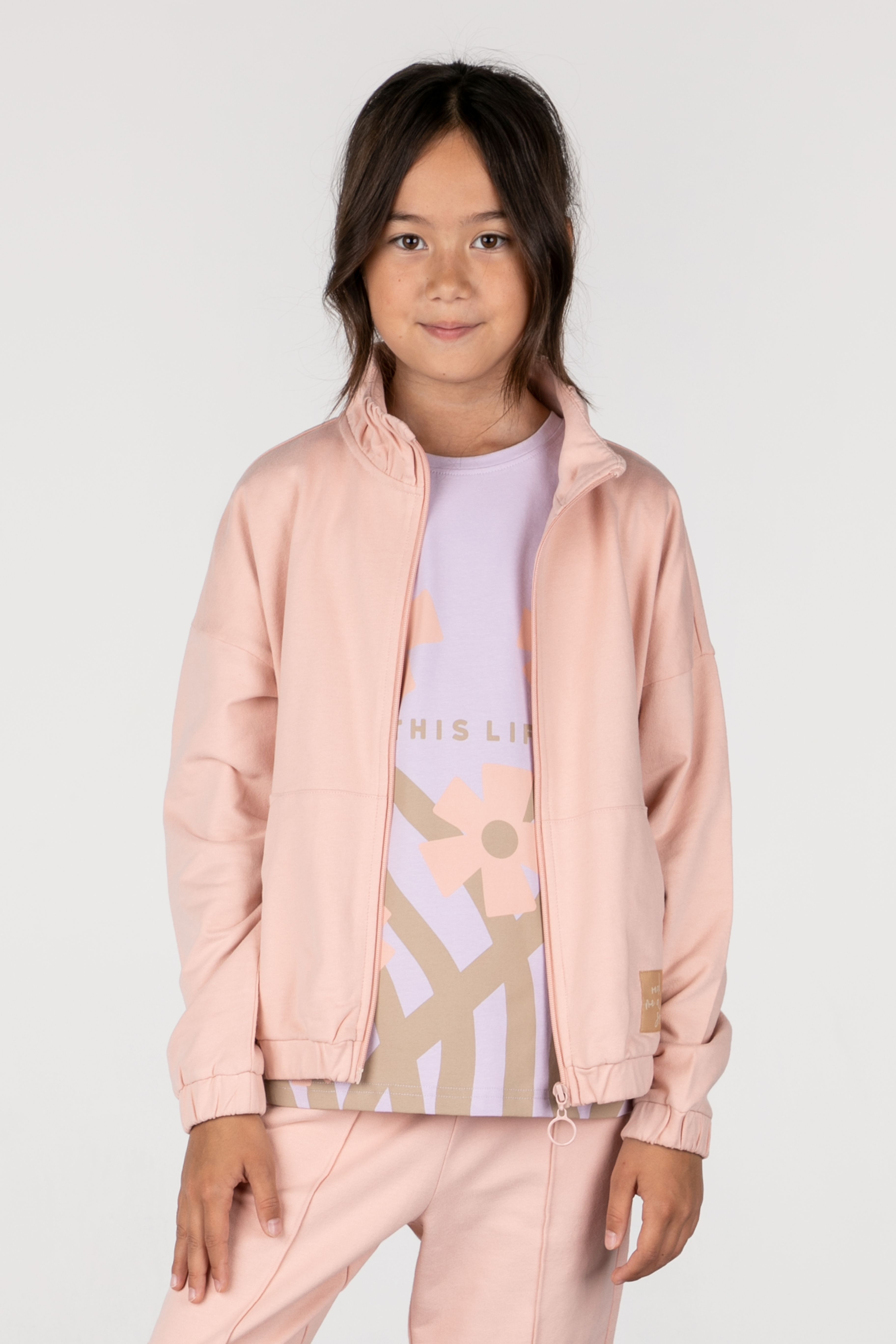 トップス Embroidery Polo Sweatshirt powder pink 05431607621-e1.jpg?ts=