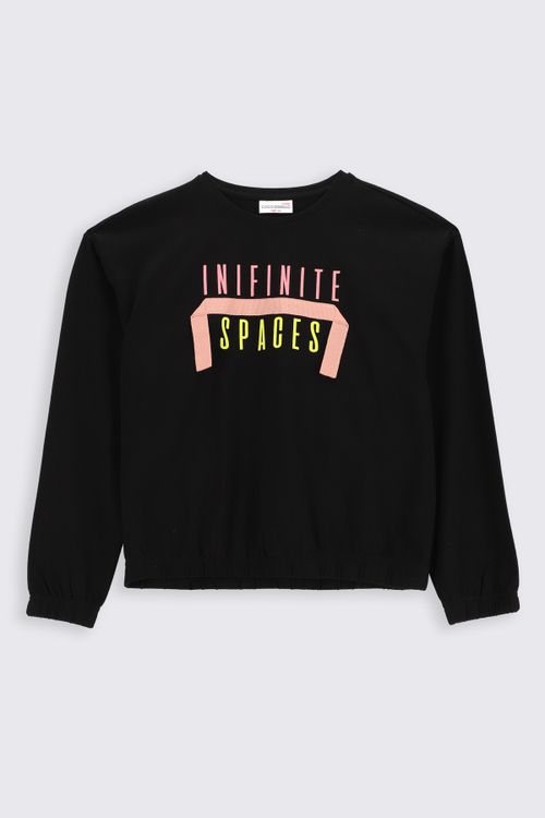 COCCODRILLO T-shirt z długim rękawem rozmiar 158 kolor czarny dla Dziewczynki