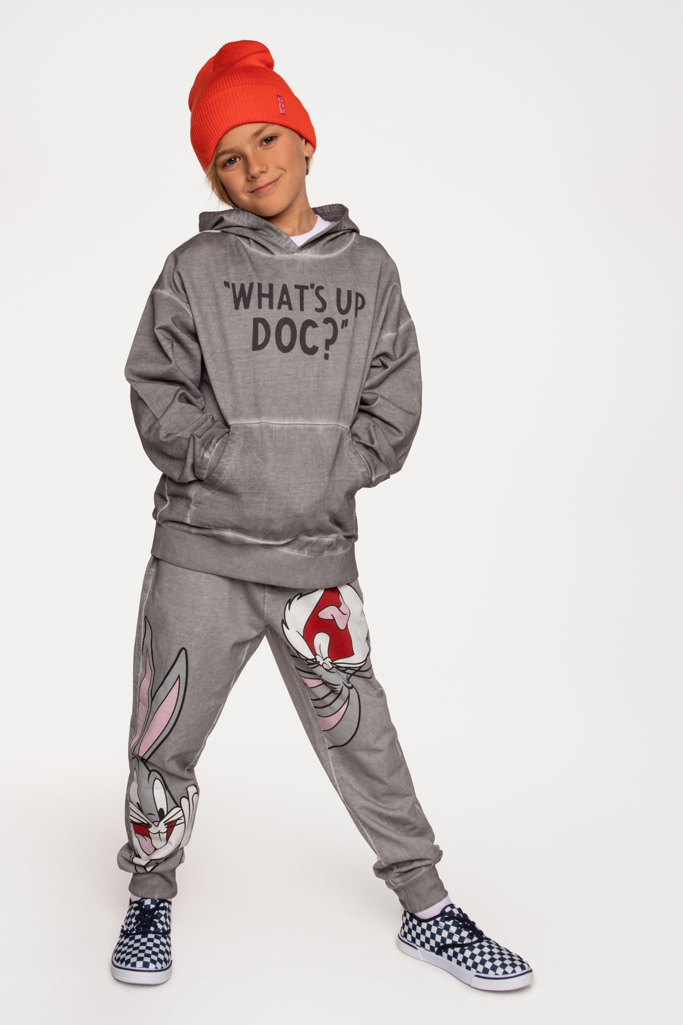 Spodnie dresowe wielokolorowe z ozdobnymi lampasami