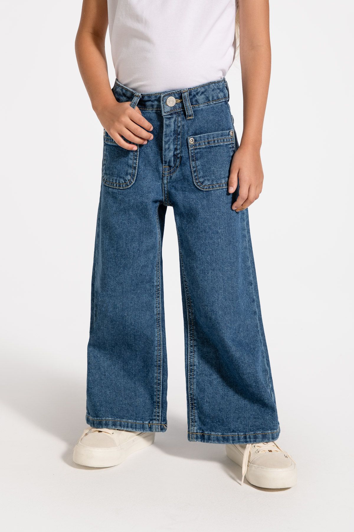 【Na.e】Stitch Wide Jeans_Indigo Blue Ｌサイズ Stitch Wide Jeans_Indigo Blue | Na.e