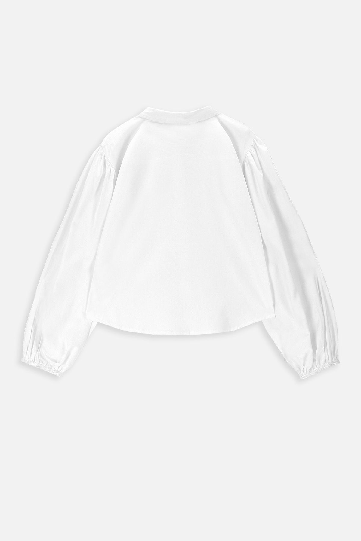 ★GLOWNY★AIR SQUARE LONG SLEEVE (WHITE)★正規品/直送料込 Shirt with long sleeves white smooth with classic collar