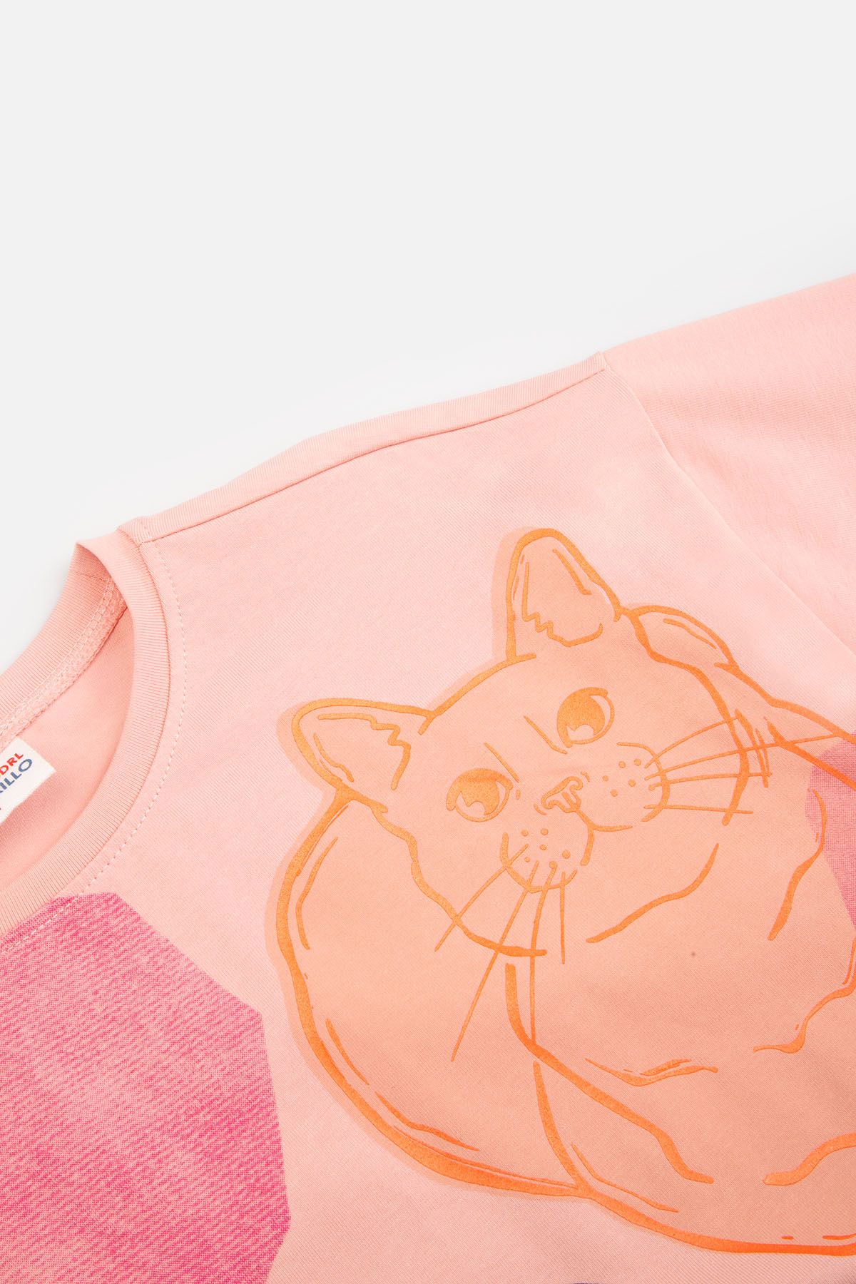 Tシャツ・カットソー A.P.C. Plotter Short Sleeve T-Shirt Powder Pink COHBSM26437F Optical white Oversized T-shirt with Pink Panther print