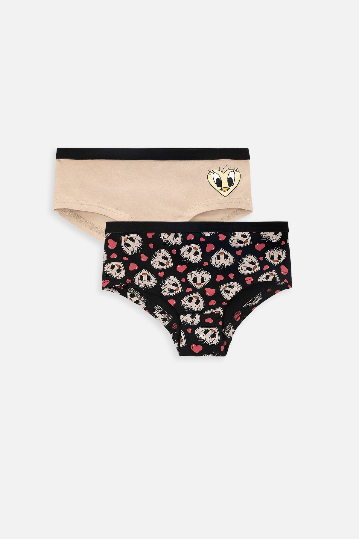 Majtki dziewczęce wielokolorowe hipsterki 2 pack, licencja