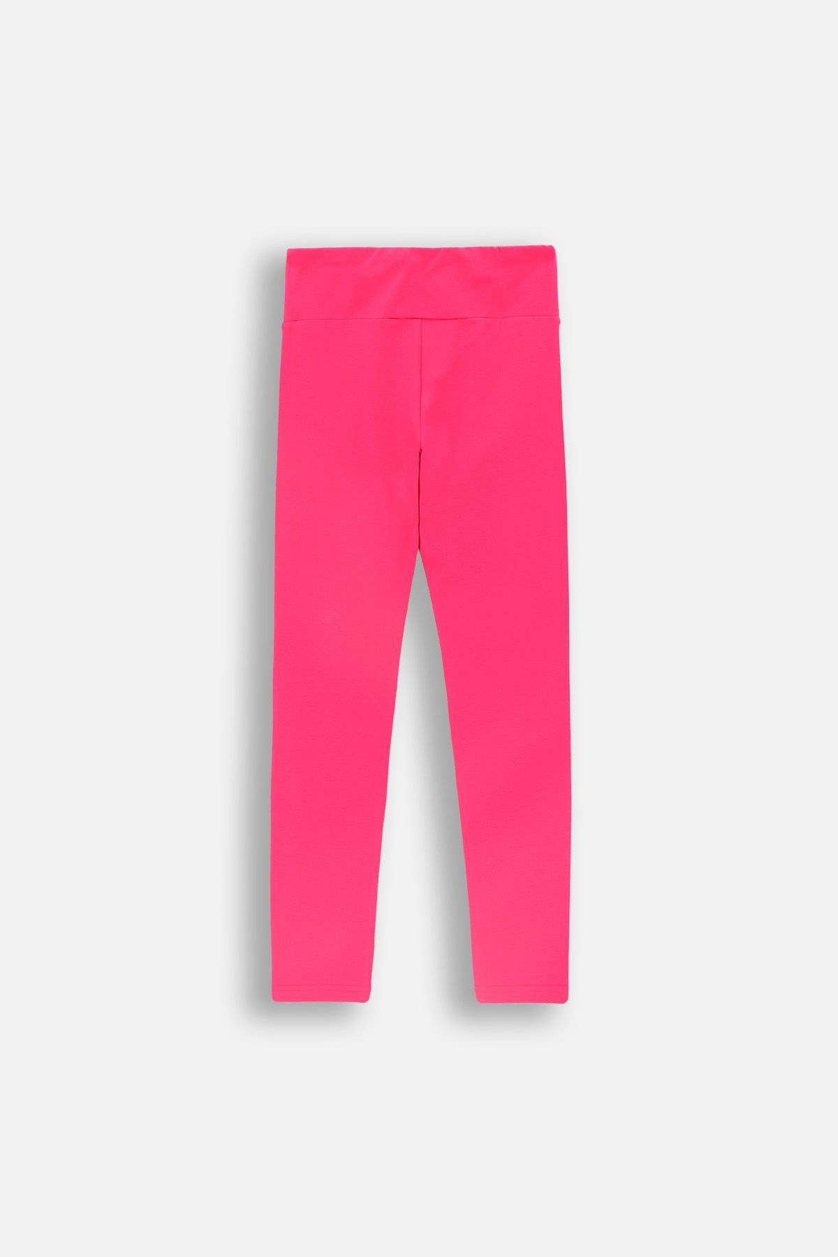 yusho7027様 Legginsy z długą nogawką w kolorze fuksji gładkie z szeroką