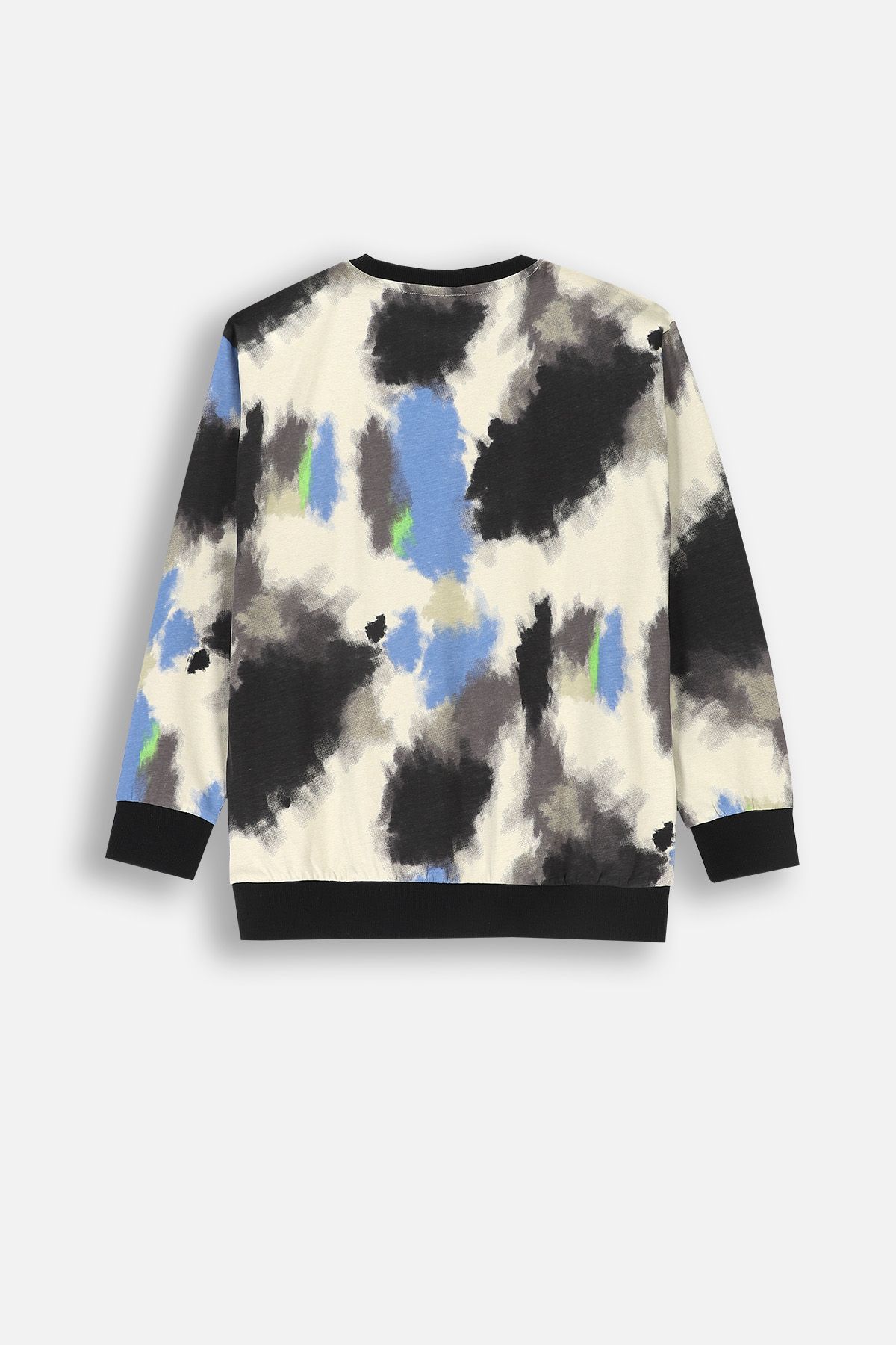 シャルボン PIGMENT DYE PRINT T-SHIRT L T-shirt z długim rękawem wielokolorowy z farbowaniem tie dye