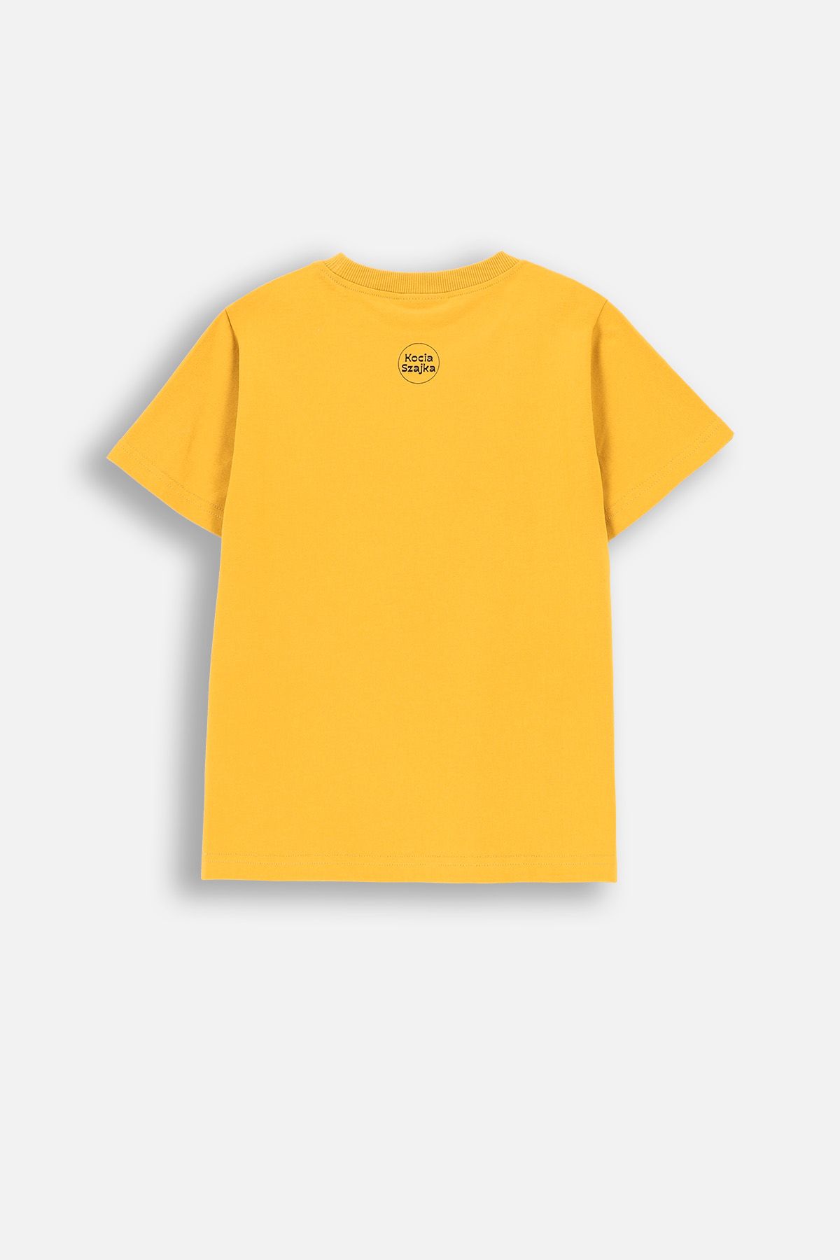 T-shirt z krótkim rękawem miodowy z nadrukiem licencja KOCIA