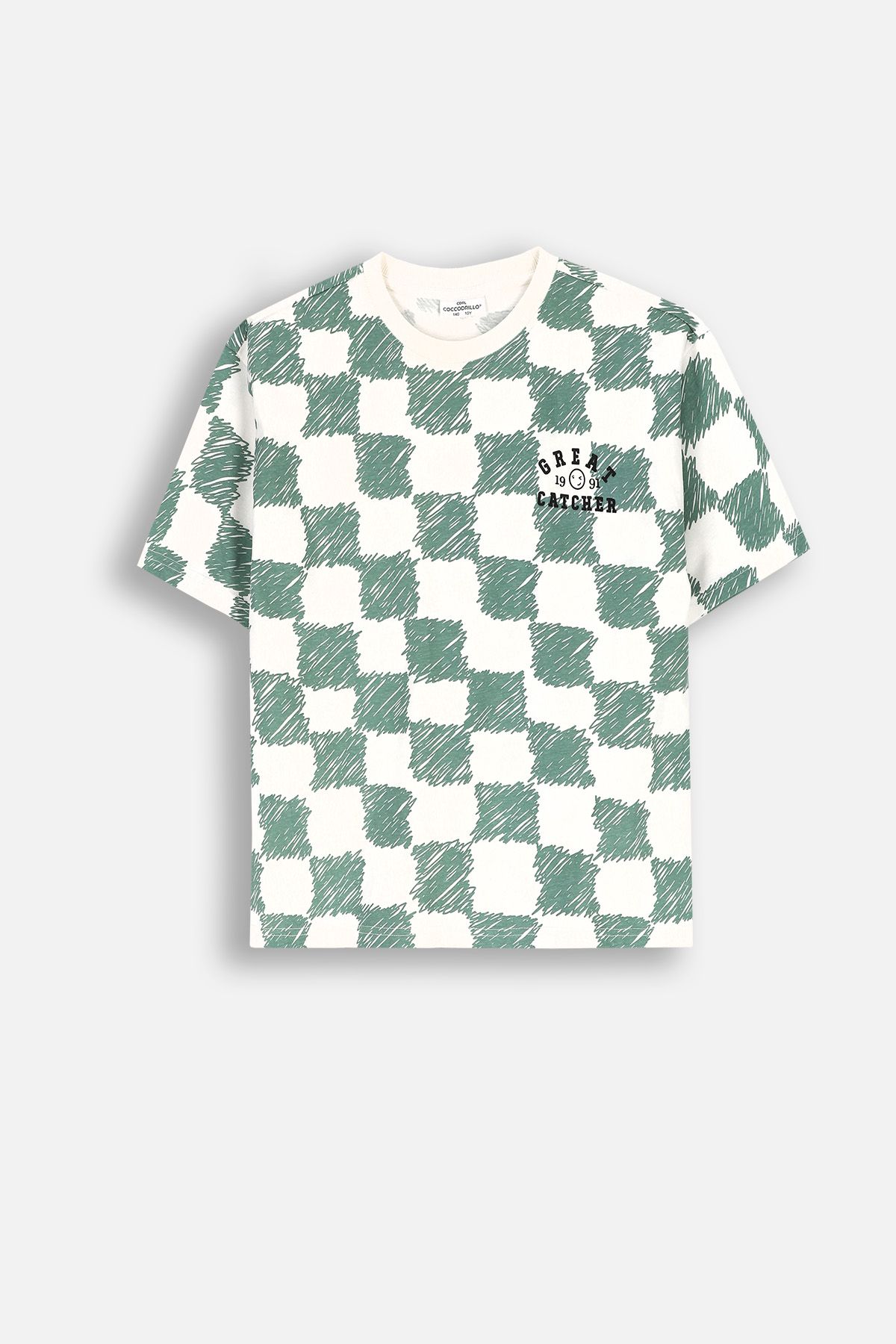 コーチロンT T-shirt z krótkim rękawem wielokolorowy w szachownicę