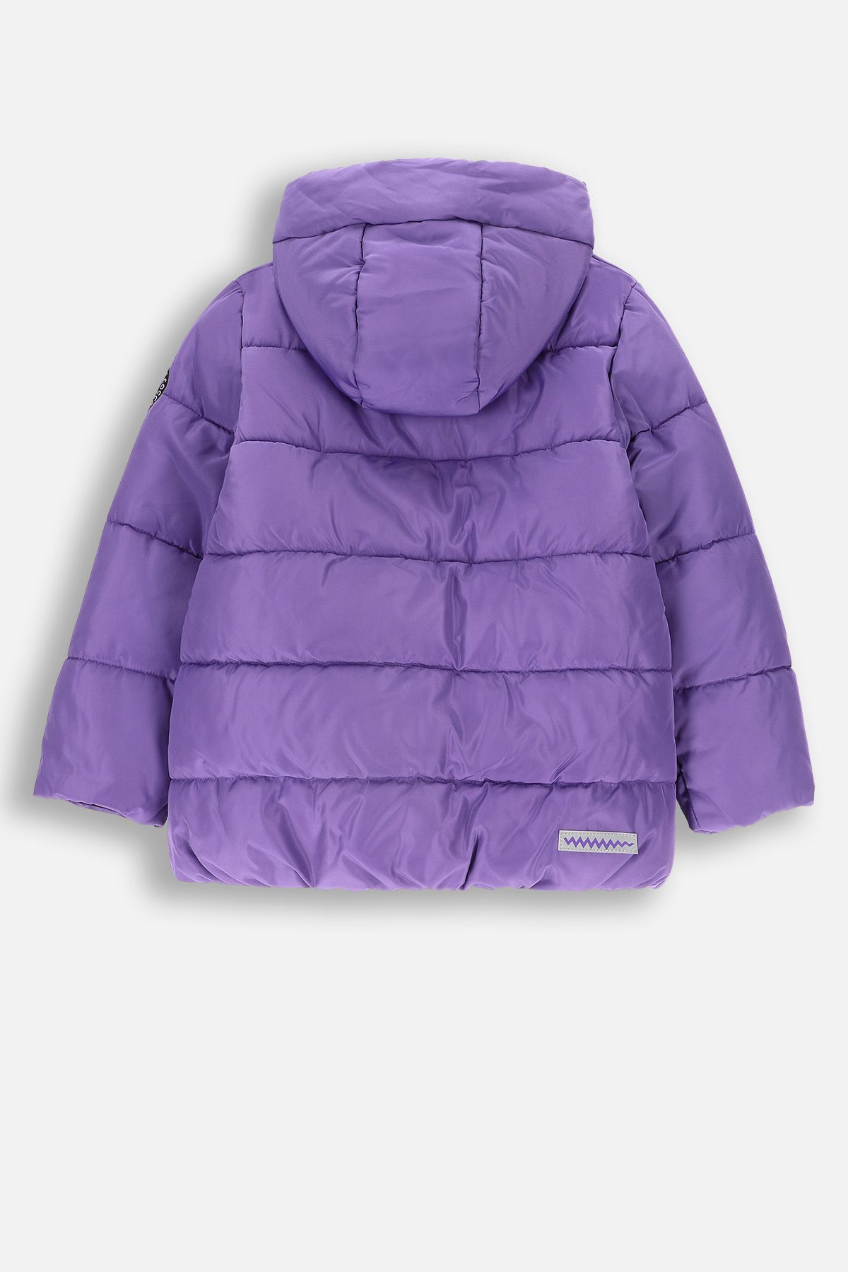 Winter jacket purple with hood and pockets - Coccodrillo