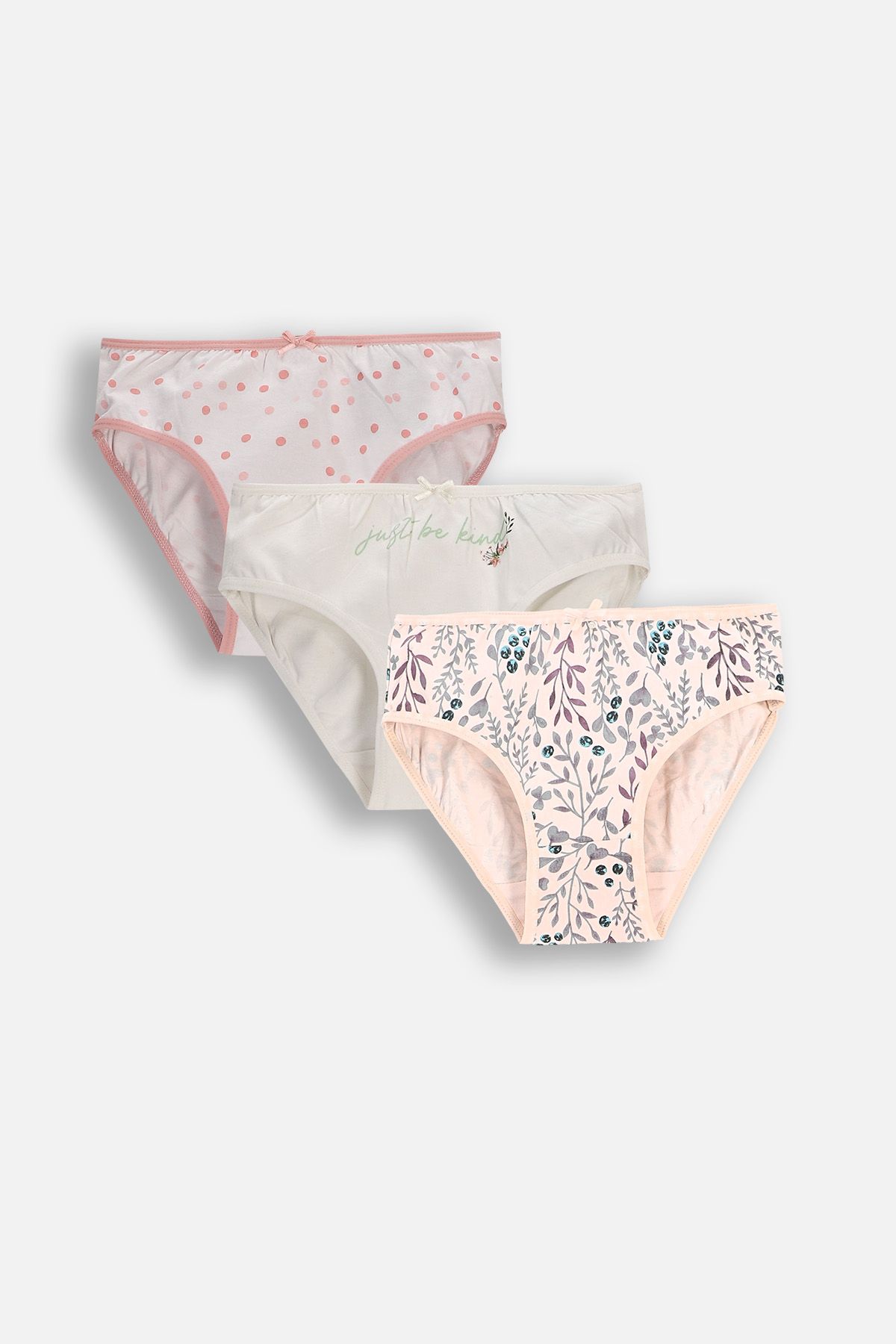 コストコ - YUI Majtki dziewczęce wielokolorowe 3 pack - Coccodrillo