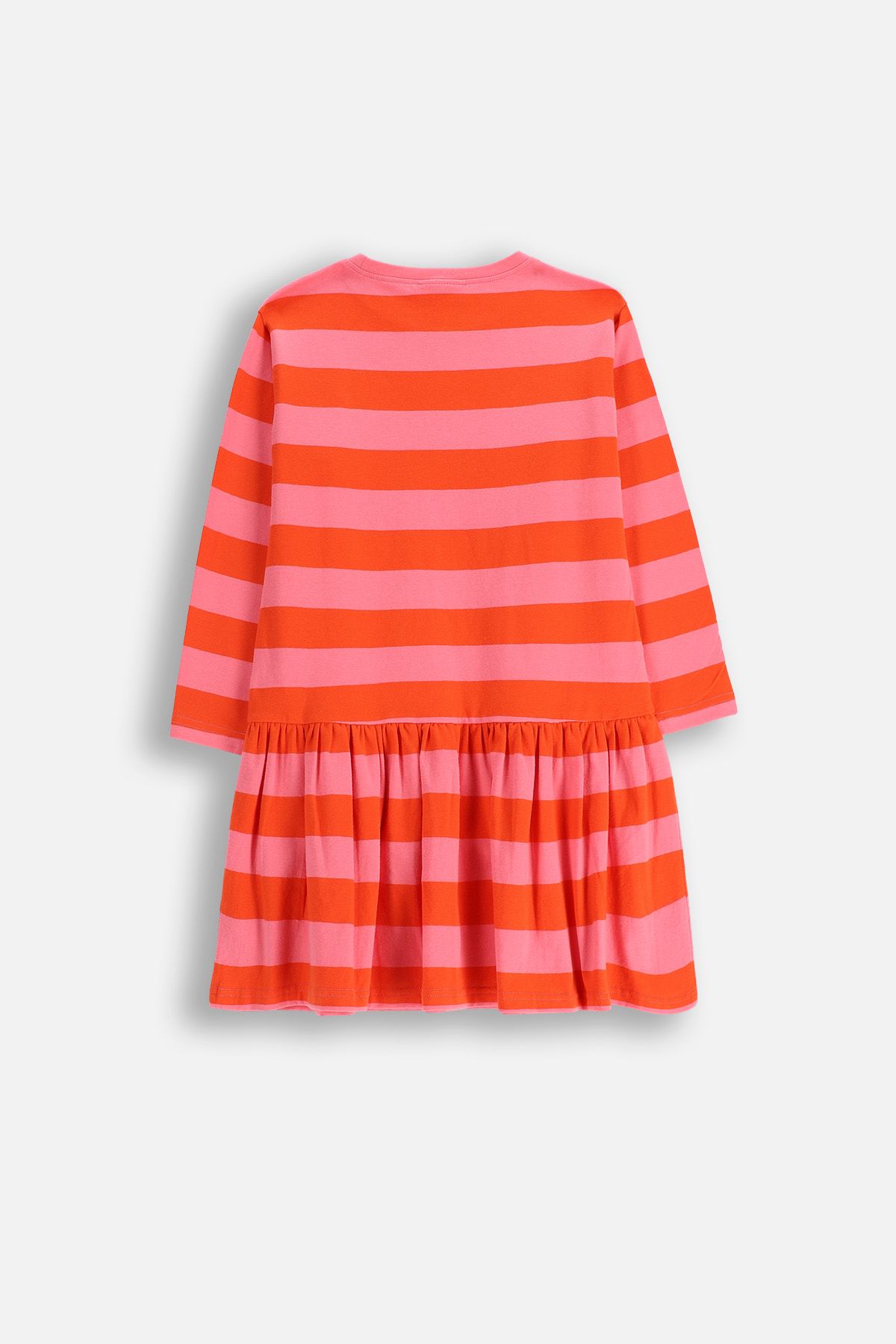 pink and orange knit dress Beach Bound Multi Chevron Knit Dress XL