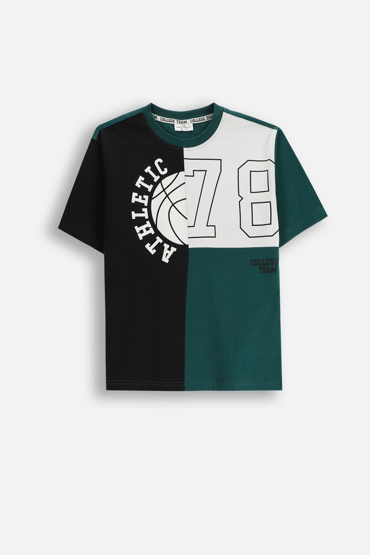 シロ T-shirt z krótkim rękawem wielokolorowy z napisami na