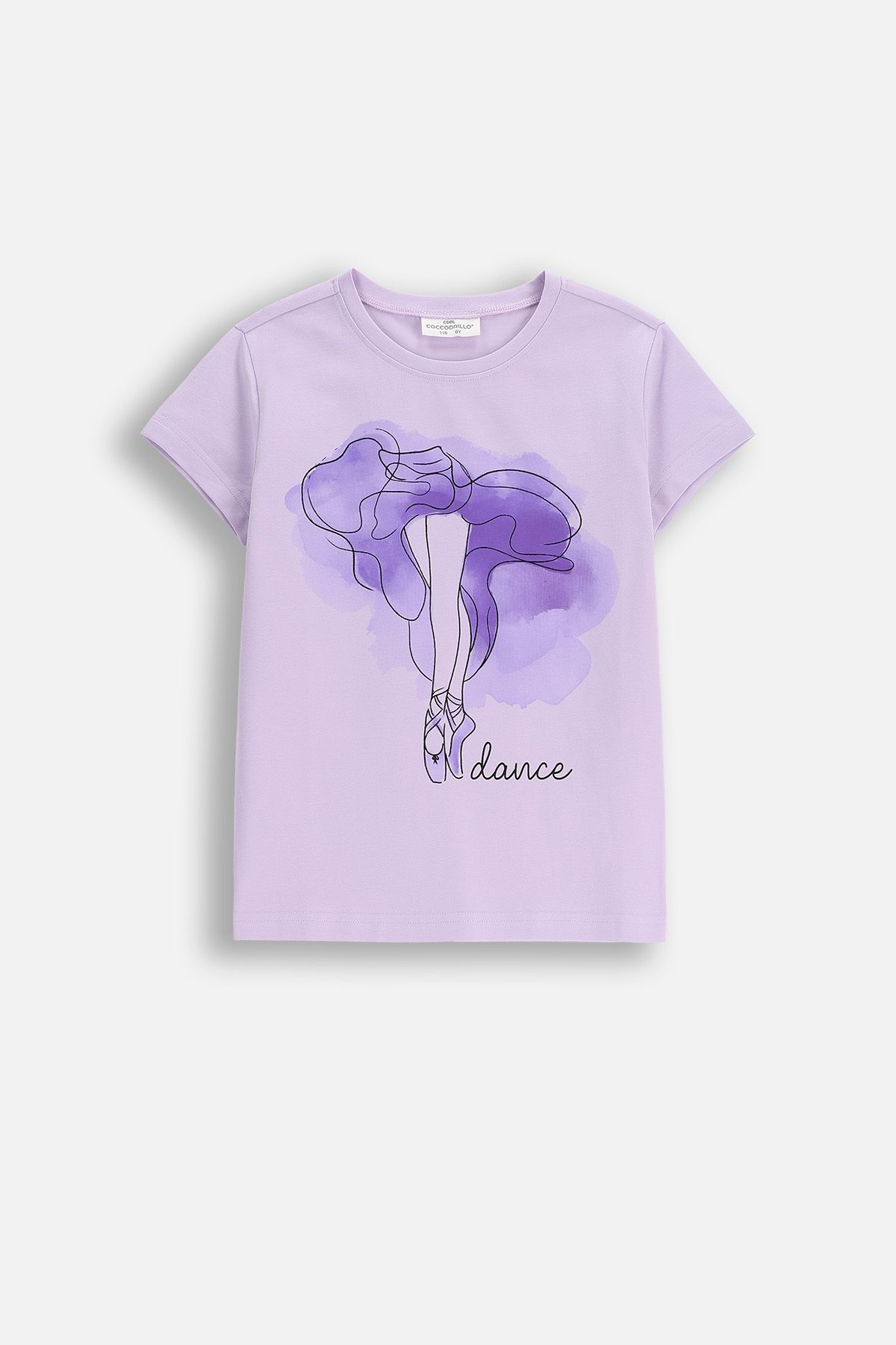 【CPGN STUDIO】DTP BABY FLOWERS Short Sleeve T-shirt T-shirt z krótkim rękawem fioletowy z nadrukiem na przodzie