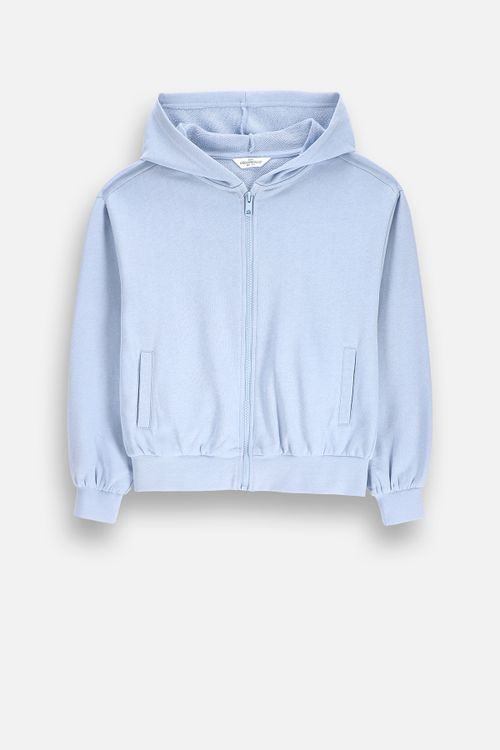 COCCODRILLO COCCODRILLO Bluza rozpinana rozmiar 140 kolor niebieski dla Dziewczynki