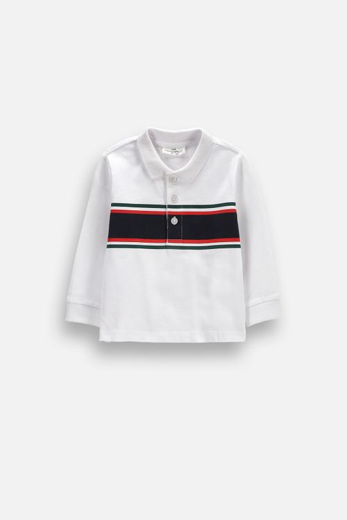 COCCODRILLO COCCODRILLO T-shirt z długim rękawem rozmiar 98 kolor biały dla Chłopca