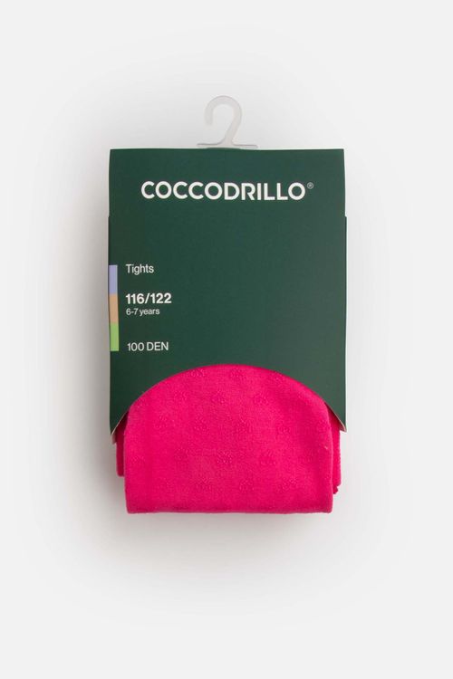 COCCODRILLO COCCODRILLO Rajstopy rozmiar 116 kolor malinowy dla Dziewczynki