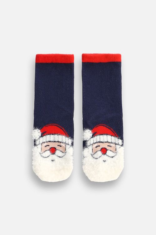 COCCODRILLO COCCODRILLO Skarpetki MERRY XMAS rozmiar 36 / 39 kolor granatowy dla Dziecka
