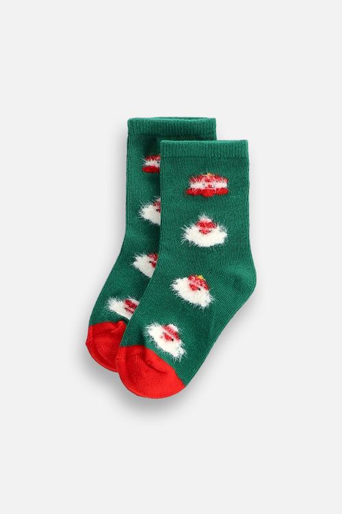 COCCODRILLO COCCODRILLO Skarpetki MERRY XMAS rozmiar 33 / 36 kolor zielony dla Dziecka