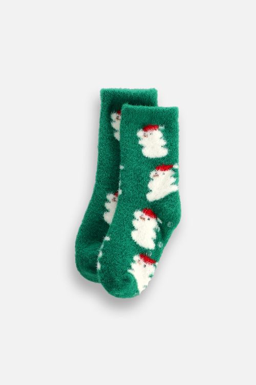 COCCODRILLO COCCODRILLO Skarpetki frotte MERRY XMAS rozmiar 36 / 39 kolor zielony dla Dziecka