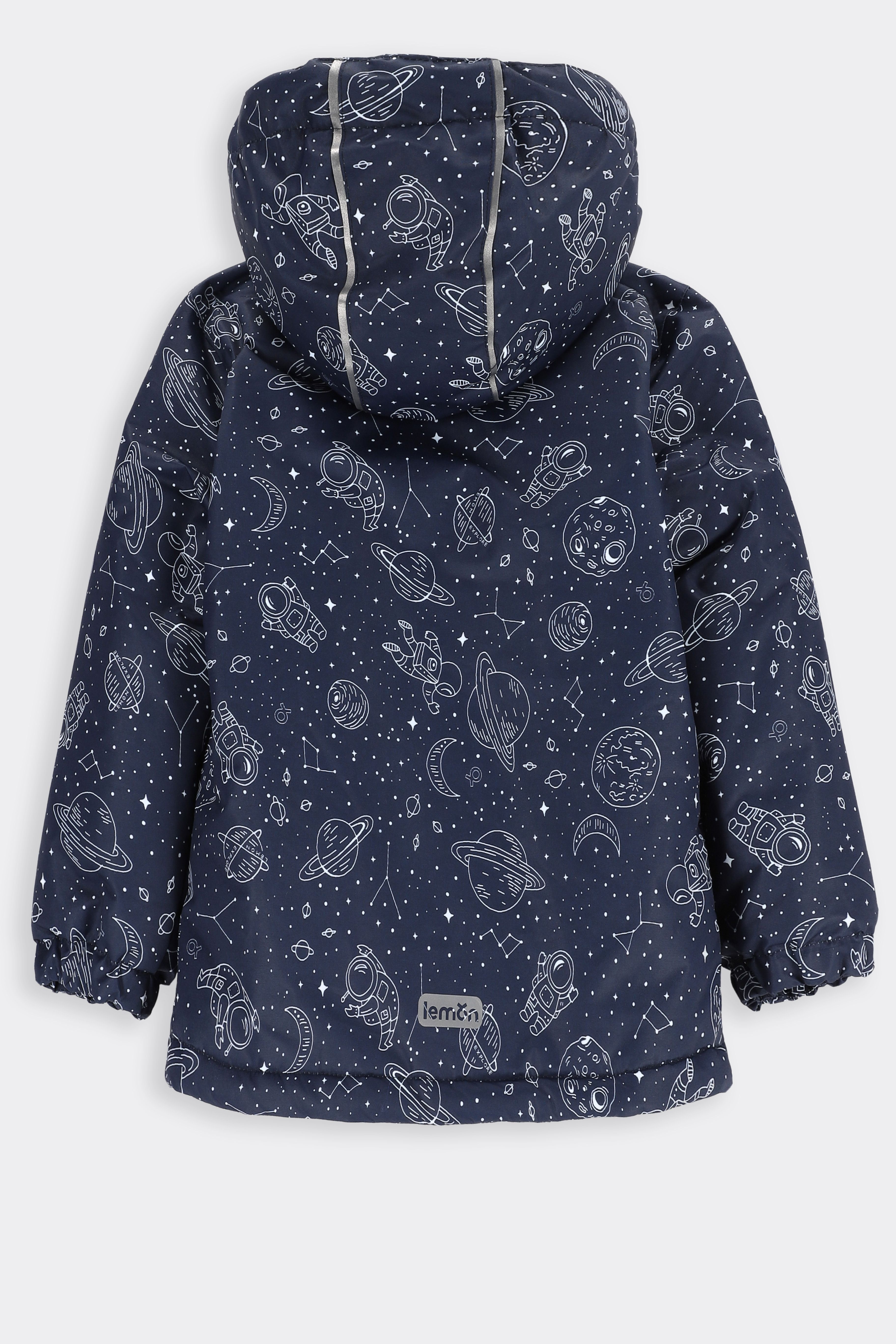Boys' ski jacket with DWR coating and hood - Coccodrillo